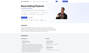 Digital Portfolio and CV Website
